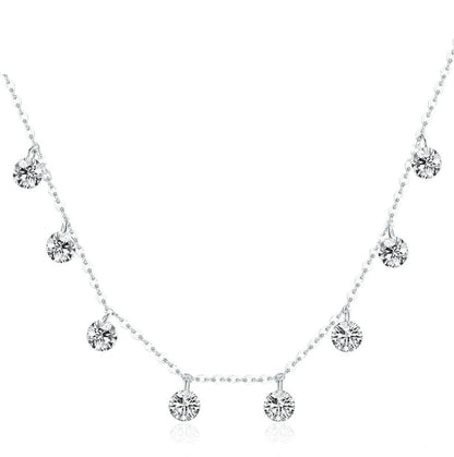 Minimalist Silver Necklace Jewelry