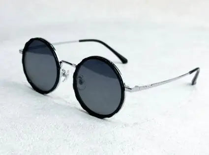 ND9 Round Frame Polarized Sun Glasses