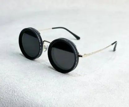 ND9 Round Frame Polarized Sun Glasses