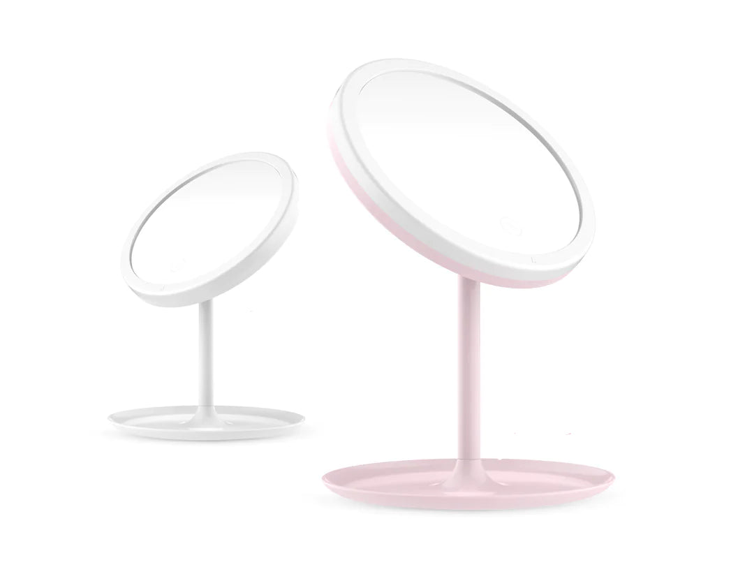 Lighted Makeup Mirror, Portable Folding Vanity Mirror