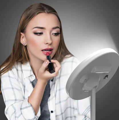 Lighted Makeup Mirror, Portable Folding Vanity Mirror