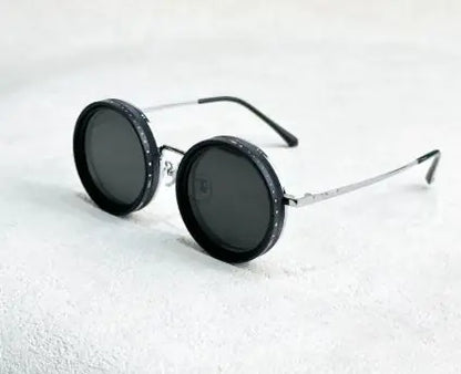 ND9 Round Frame Polarized Sun Glasses