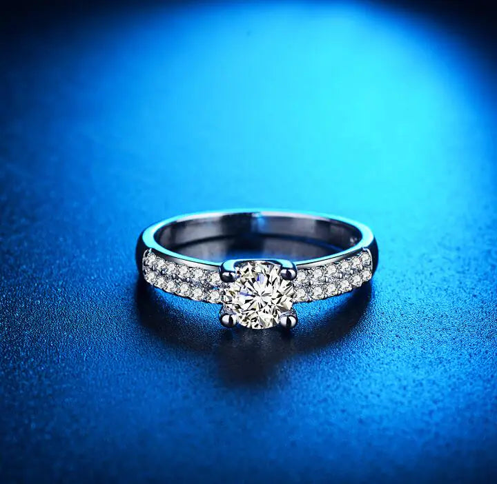 Ring, Imitation Diamond Engagement Ring