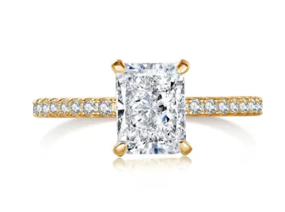 Women's Zircon Ring, European Diamond Ring