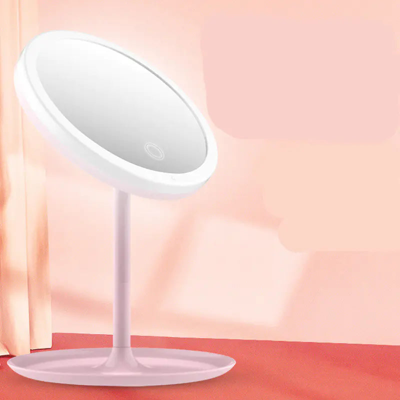 Lighted Makeup Mirror, Portable Folding Vanity Mirror