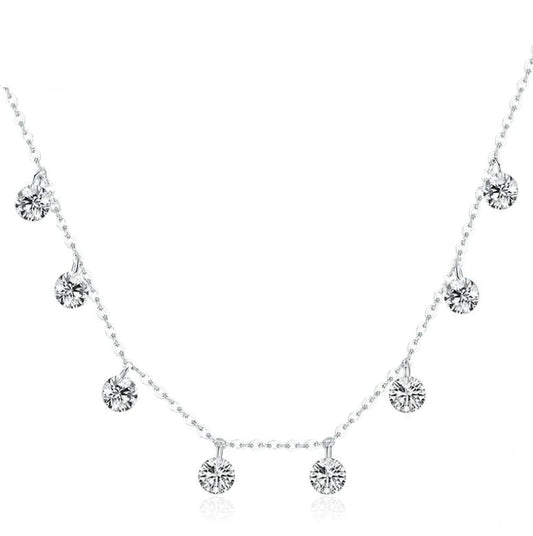 Minimalist Silver Necklace Jewelry