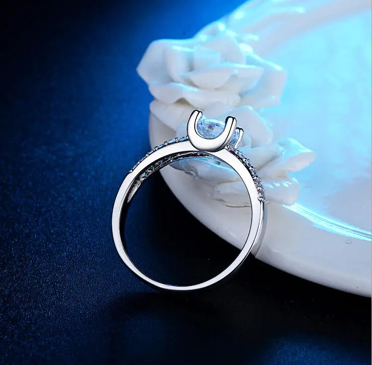 Ring, Imitation Diamond Engagement Ring