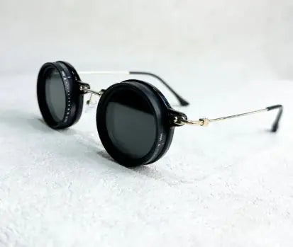 ND9 Round Frame Polarized Sun Glasses